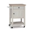thumbnail image 1 of Signature Design by Ashley Casual Boderidge Bar Cart, Antique White, 1 of 8