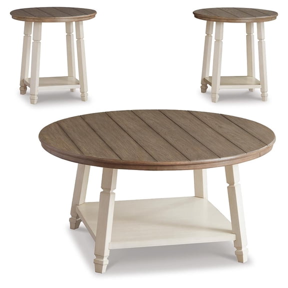 Signature Design by Ashley Casual Bolanbrook Table (Set of 3)  Two-tone