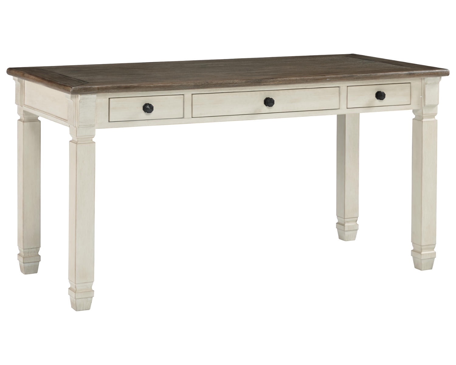 Realyn white and brown 2024 home office lift top desk