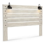 Signature Design by Ashley Casual Cambeck King Panel Headboard Whitewash