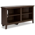 thumbnail image 1 of Signature Design by Ashley Casual Camiburg Corner TV Stand  Warm Brown, 1 of 9