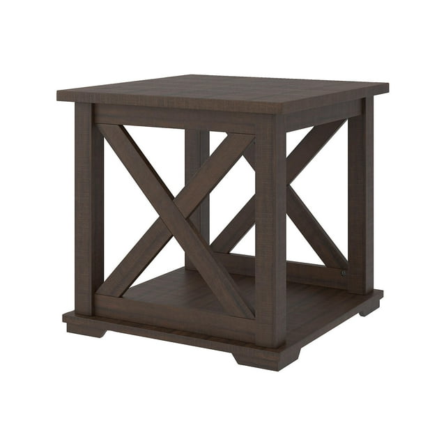 Signature Design by Ashley Casual Camiburg End Table  Warm Brown