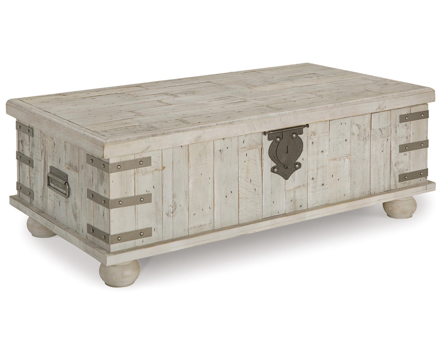 Carynhurst Coffee Table - White Wash Gray Carynhurst Coffee Table - White Wash Gray
