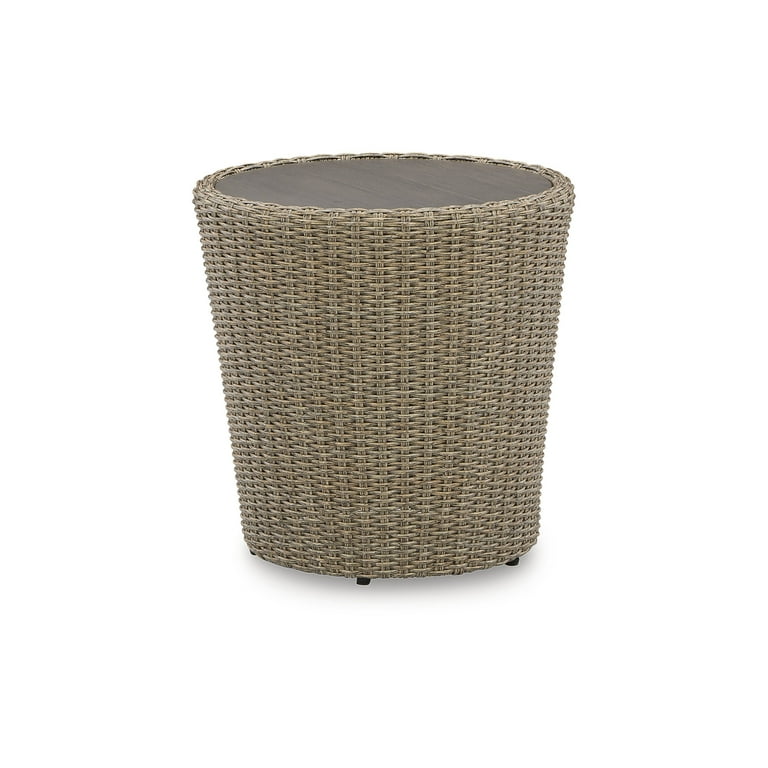Danson Outdoor End Table - Beige Danson Outdoor End Table - Beige