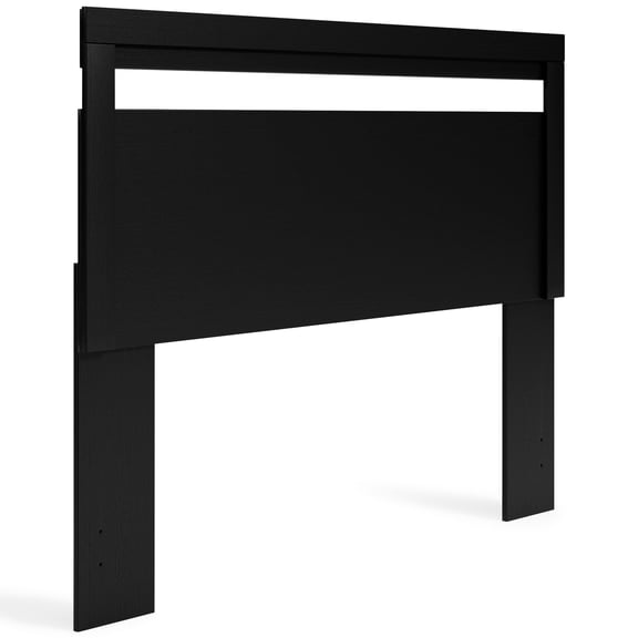Signature Design by Ashley Casual Finch Queen Panel Headboard Black