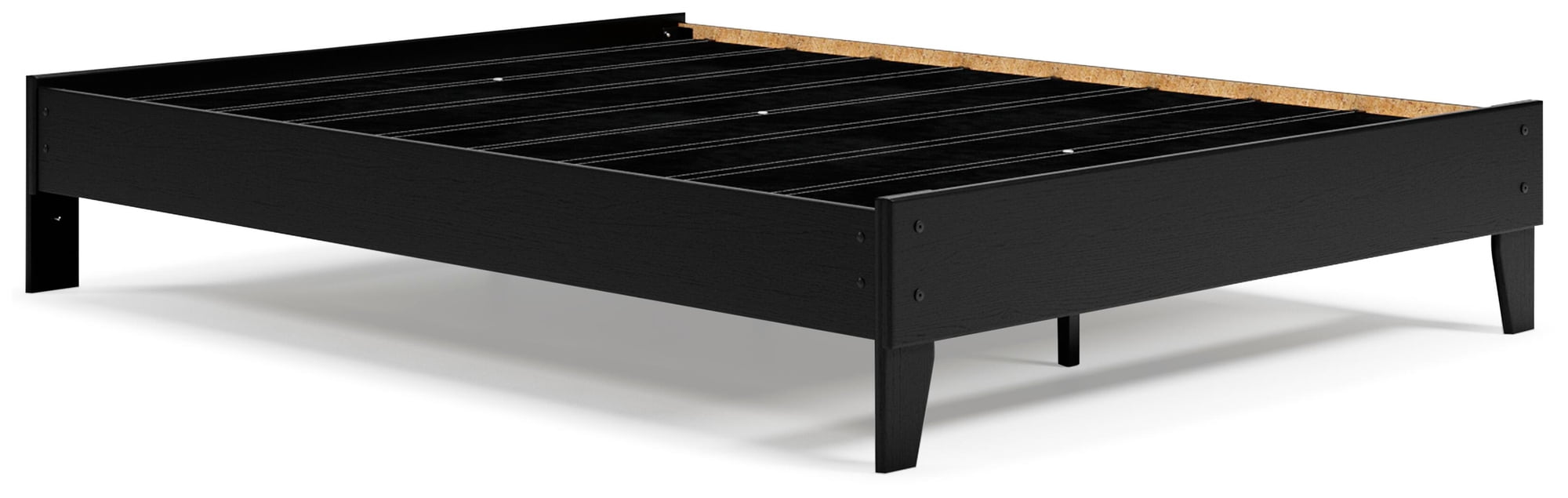 Signature Design by Ashley Casual Finch Queen Platform Bed  Black
