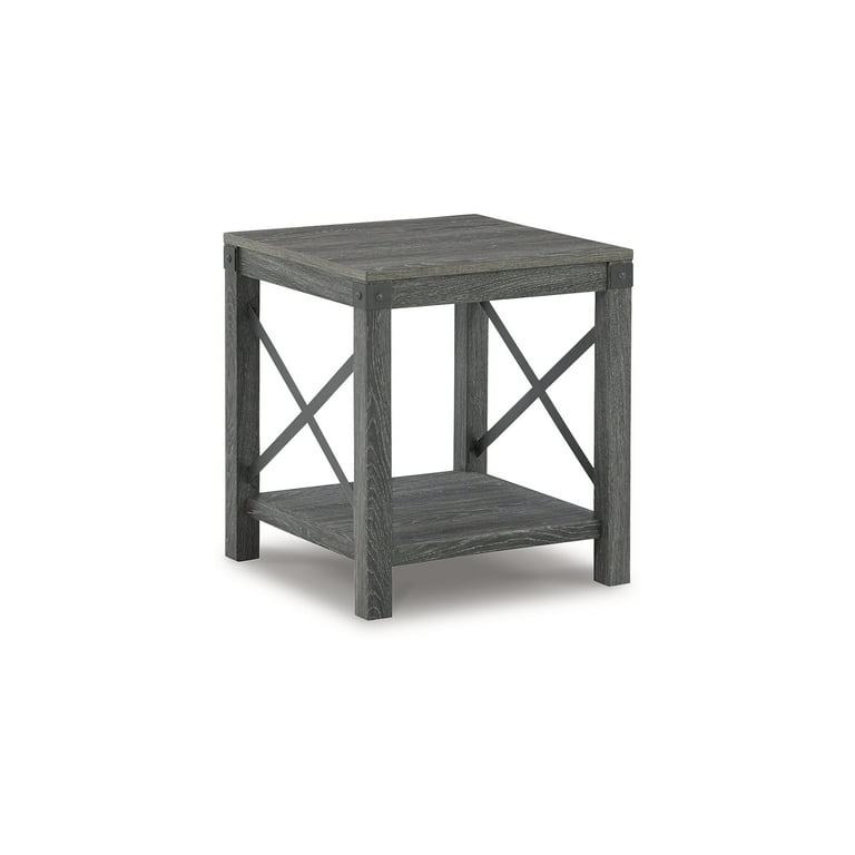 Freedan End Table - Grayish Brown Freedan End Table - Grayish Brown