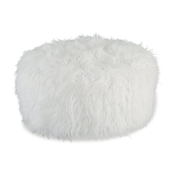 Signature Design by Ashley Casual Galice Oversized Accent Ottoman, White