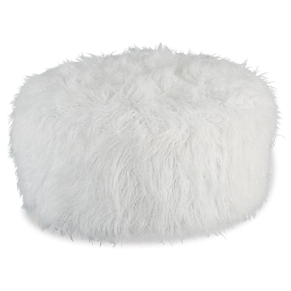 Signature Design by Ashley Casual Galice Oversized Accent Ottoman, White