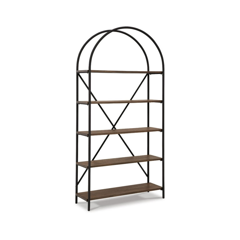 Galtbury Bookcase - Brown/Black
