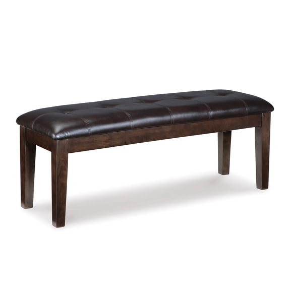 Signature Design by Ashley Casual Haddigan Dining Bench Dark Brown