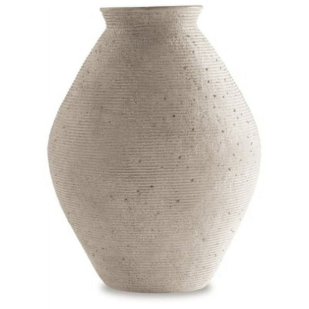 Signature Design by Ashley Casual Hannela Vase Antique Tan