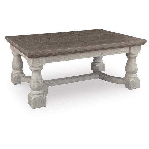 Signature Design by Ashley Casual Havalance Coffee Table  Gray/White