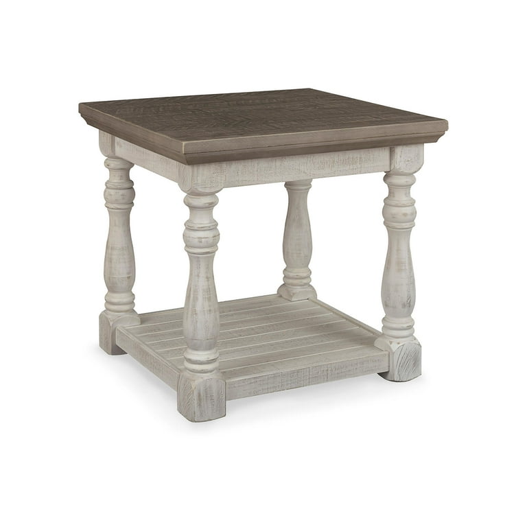 Havalance End Table - White/Gray Havalance End Table - White/Gray
