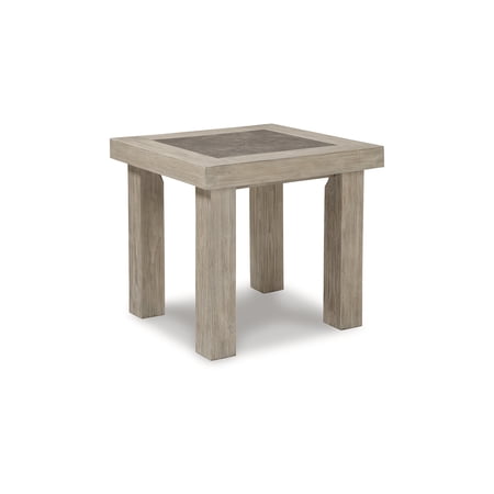 Signature Design by Ashley Casual Hennington End Table Light Brown
