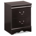 thumbnail image 1 of Signature Design by Ashley Casual Huey Vineyard 2 Drawer Nightstand, Black, 1 of 3