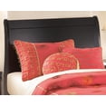 thumbnail image 1 of Signature Design by Ashley Casual Huey Vineyard Twin Sleigh Headboard  Black, 1 of 3