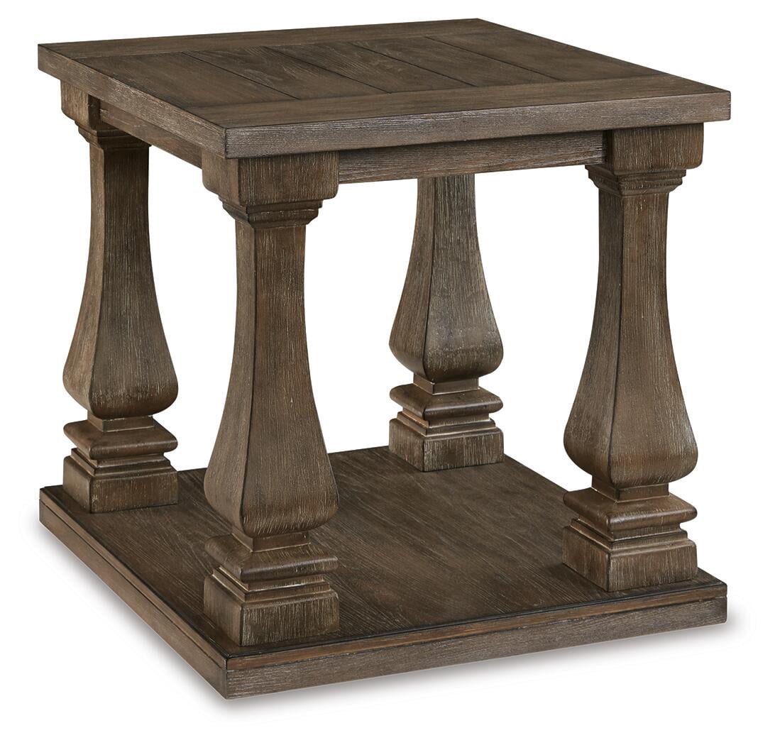 Signature Design by Ashley Casual Johnelle End Table  Gray