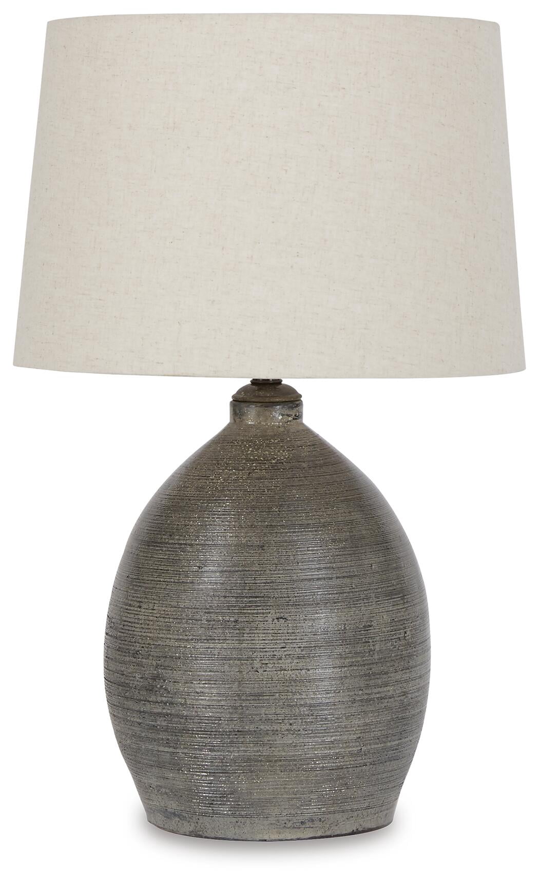 Signature Design by Ashley Casual Joyelle Table Lamp  Gray