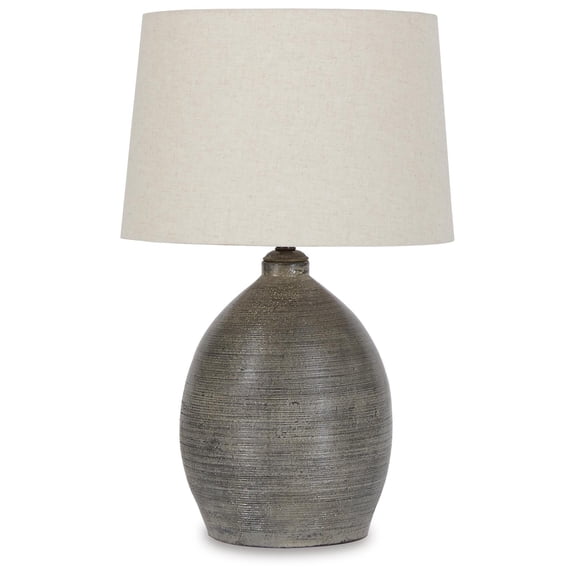 Signature Design by Ashley Casual Joyelle Table Lamp Gray