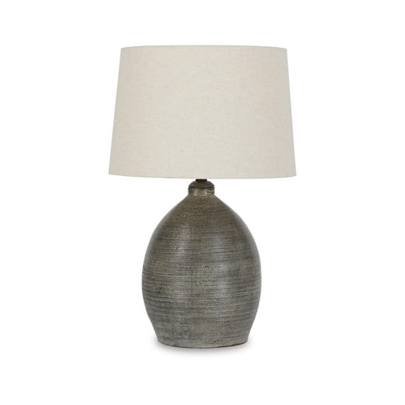 Signature Design by Ashley Casual Joyelle Table Lamp Gray