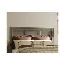 Signature Design by Ashley Casual Juararo Queen Panel Headboard  Dark Brown
