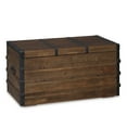 thumbnail image 1 of Signature Design by Ashley Kettleby Rustic Storage Trunk Coffee Table with Hinged Top - Brown Wood Finish, 1 of 7