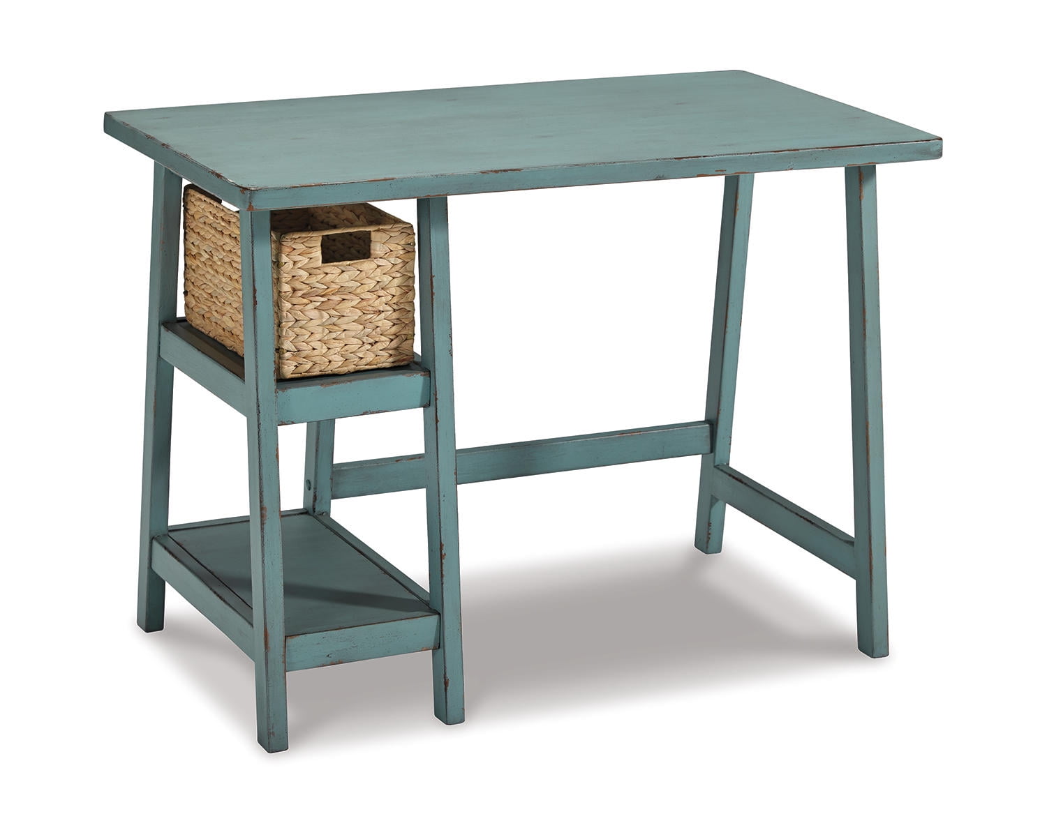 Signature Design by Ashley Casual Mirimyn 42 Home Office Desk Teal Walmart