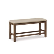 Signature Design by Ashley Casual Moriville Counter Height Dining Bench  Beige
