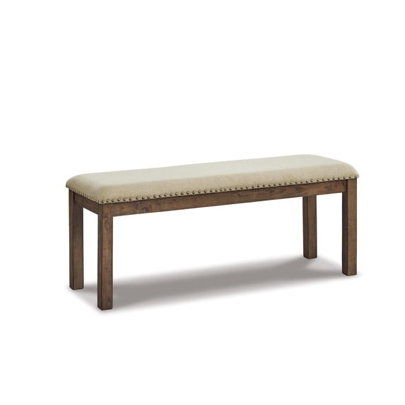 Signature Design by Ashley Casual Moriville Dining Bench Beige