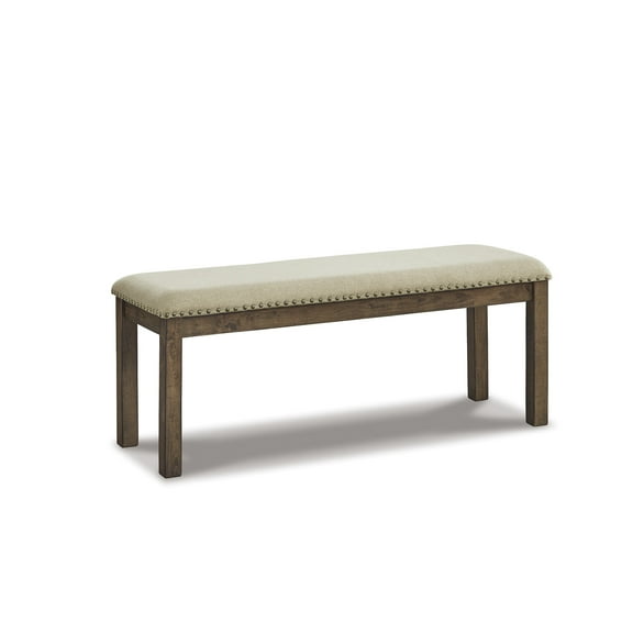 Signature Design by Ashley Casual Moriville Dining Bench Beige