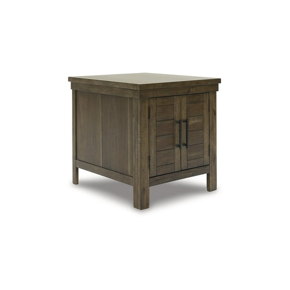 Signature Design by Ashley Casual Moriville End Table, Grayish Brown