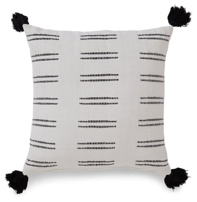 Signature Design by Ashley Casual Mudderly Pillow  Black/White