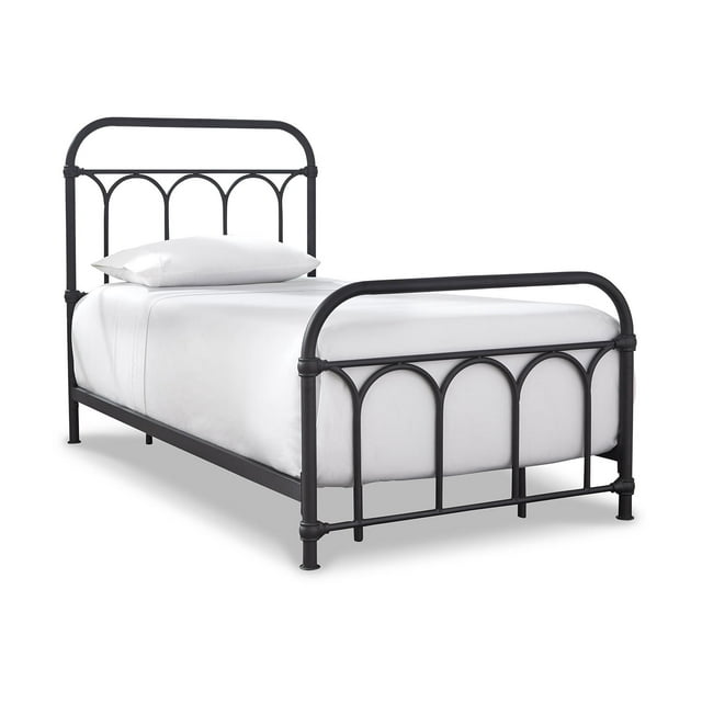 Signature Design by Ashley Casual Nashburg Twin Metal Bed  Black