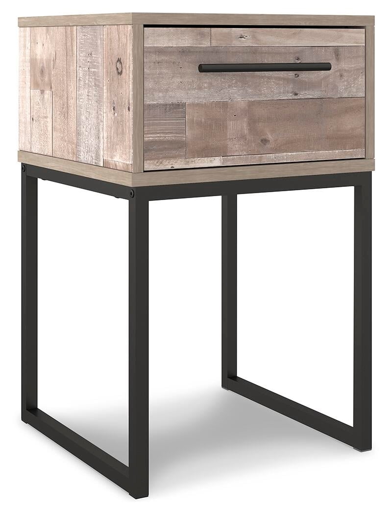 Signature Design by Ashley Casual Neilsville 1 Drawer Nightstand, Whitewash