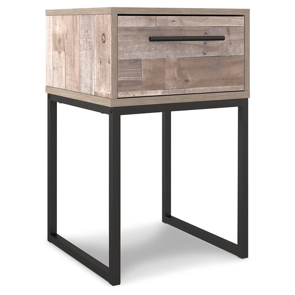 Signature Design by Ashley Casual Neilsville 1 Drawer Nightstand, Whitewash