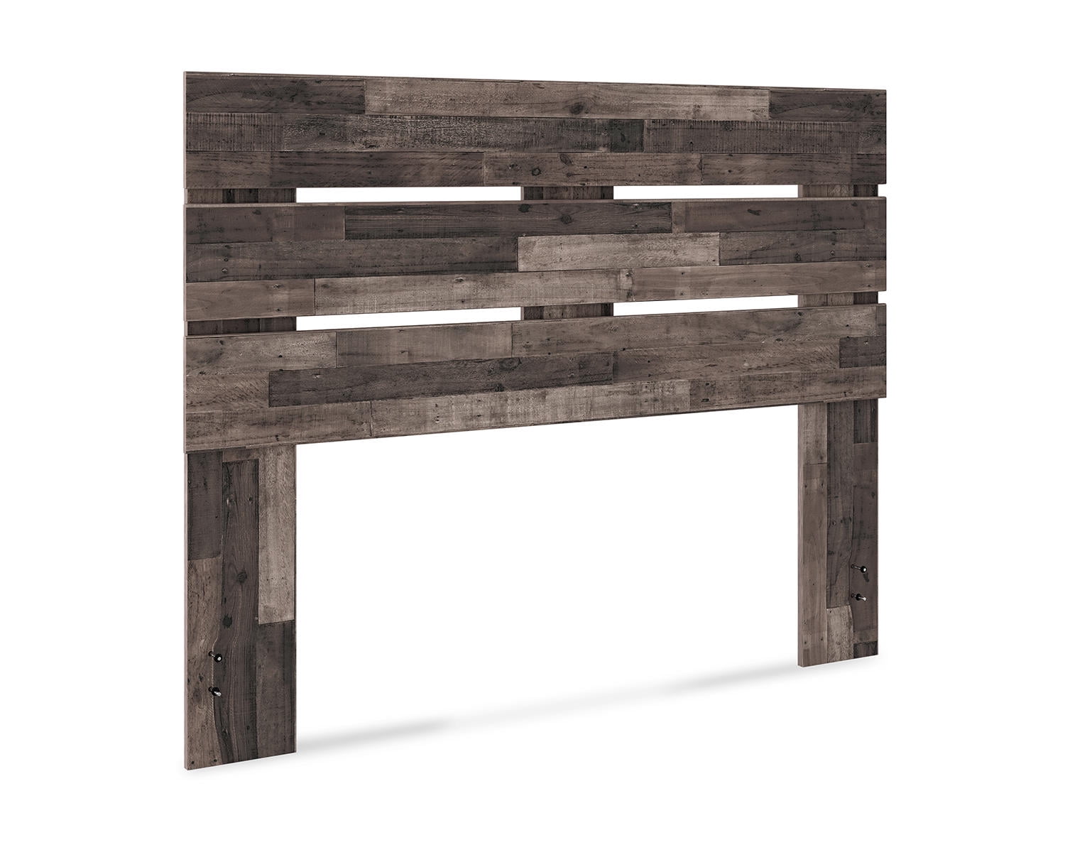 Neilsville Multi Gray Wood Queen Panel Headboard