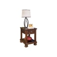 thumbnail image 1 of Signature Design by Ashley Casual Porter Chairside End Table Rustic Brown, 1 of 9