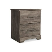 Signature Design by Ashley Casual Ralinksi 2 Drawer Nightstand, Gray