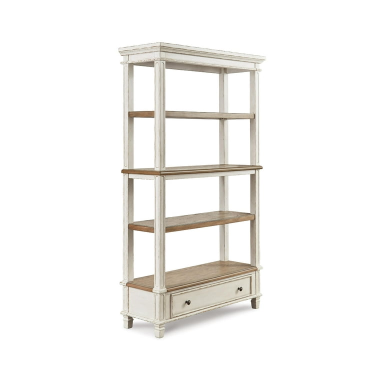 Realyn Bookcase - Brown/White Realyn Bookcase - Brown/White