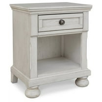 Signature Design by Ashley Casual Robbinsdale 1 Drawer Nightstand Antique White