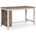 thumbnail image 1 of Signature Design by Ashley Casual Skempton Counter Height Dining Table  White/Light Brown, 1 of 7