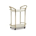 thumbnail image 1 of Signature Design by Ashley Casual Tarica Bar Cart  Cream/Gold Finish, 1 of 5