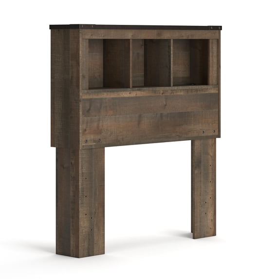 Signature Design by Ashley Casual Trinell Twin Bookcase Headboard Brown