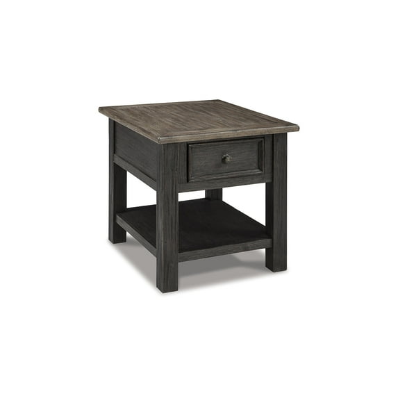 Signature Design by Ashley Casual Tyler Creek End Table, Grayish Brown/Black