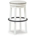 thumbnail image 1 of Signature Design by Ashley Casual Valebeck Bar Height Stool, White/Black, 1 of 5