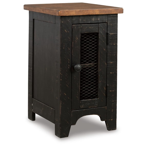 Signature Design by Ashley Casual Valebeck Chairside End Table Black/Brown