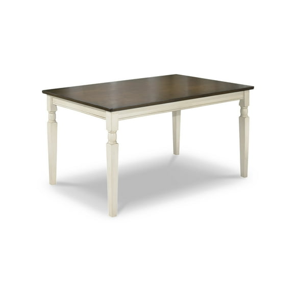 Signature Design by Ashley Casual Whitesburg Dining Table  Brown/Cottage White