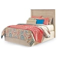 thumbnail image 1 of Signature Design by Ashley Willowton Full Panel Headboard, Whitewash, Coastal Wood-Look Headboard, 1 of 4