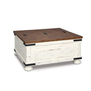 Signature Design by Ashley Casual Wystfield Coffee Table White/Brown